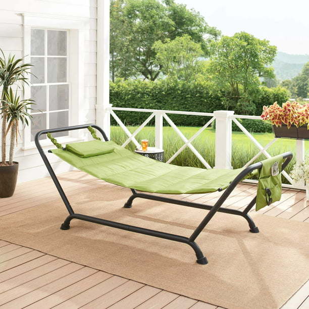 Polyester Hammock with Stand and Pillow