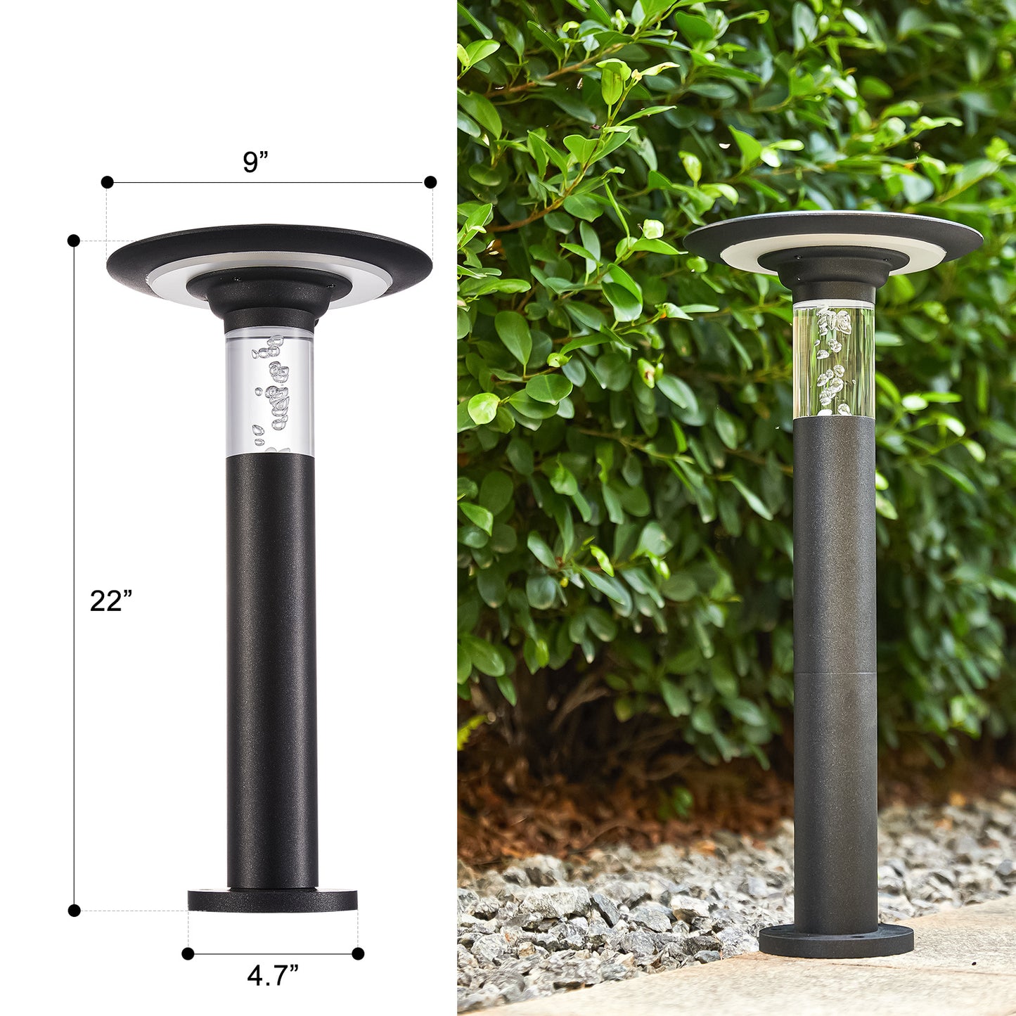 Solar Landscape Path Light 22"H