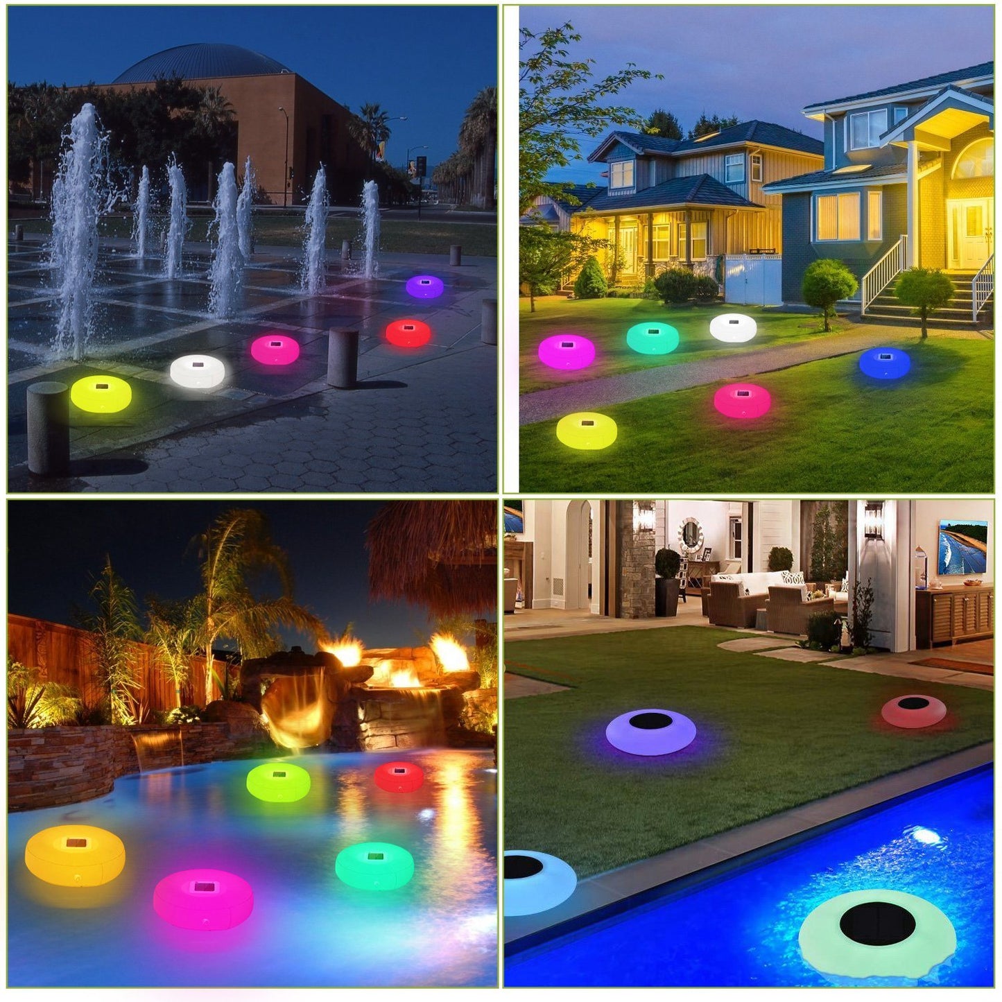 Solar Powered Floating Pool Lamps