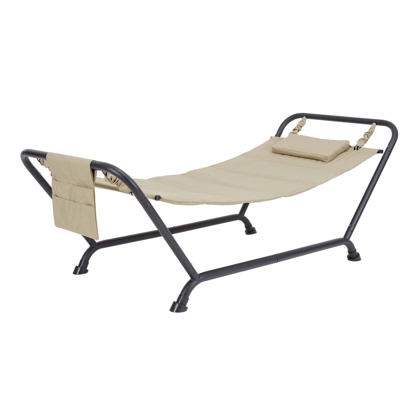 Polyester Hammock with Stand and Pillow