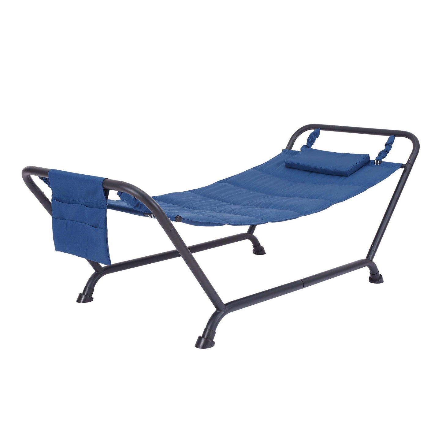 Polyester Hammock with Stand and Pillow