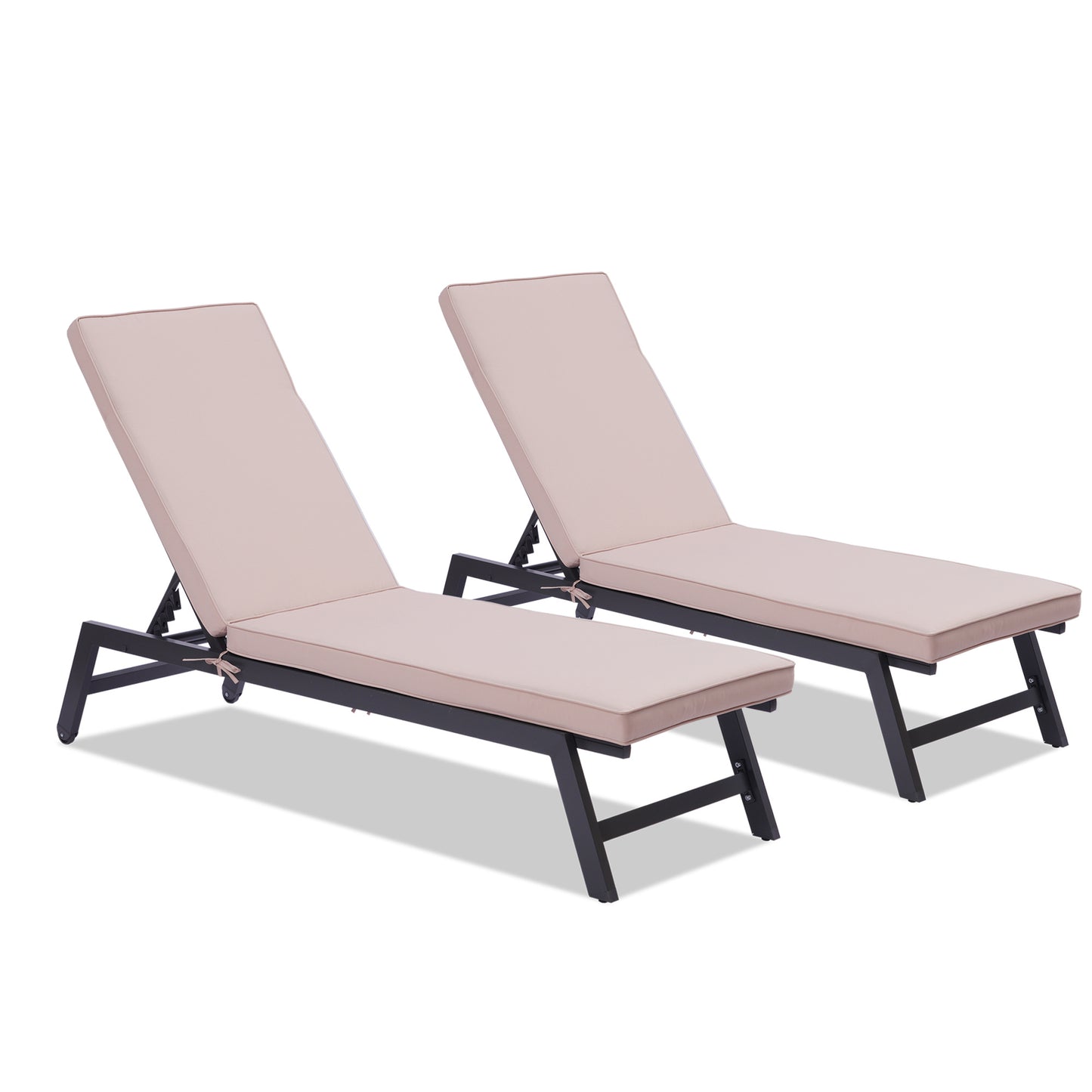 Outdoor Lounge Chair Replacement Cushions (2PCS Set)