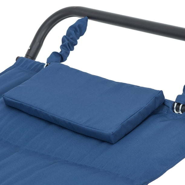 Polyester Hammock with Stand and Pillow