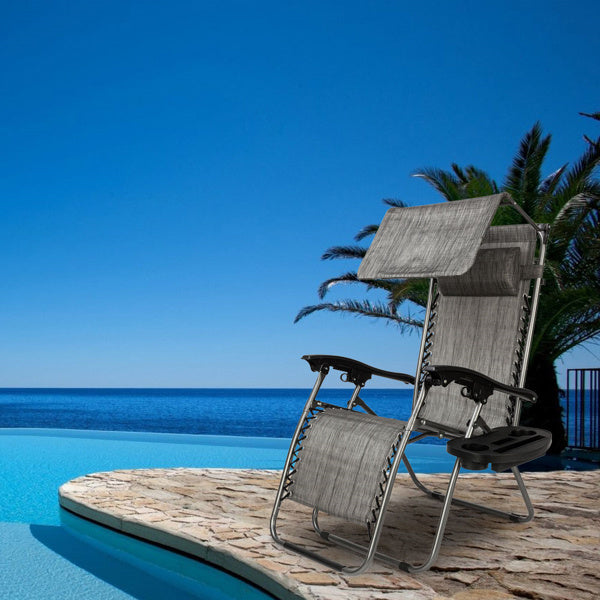 Zero Gravity Lounge Chair with Awning