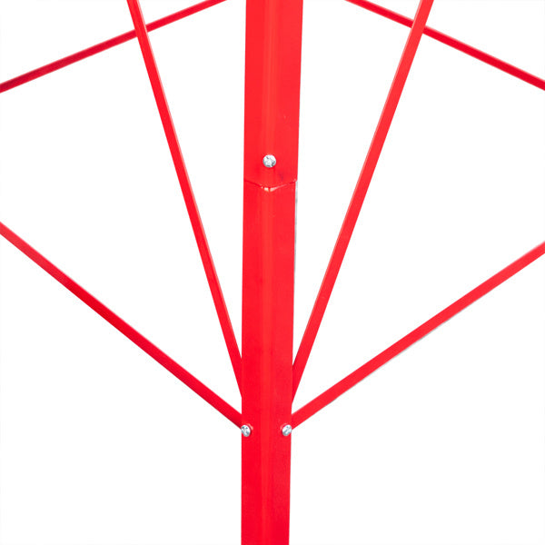 8FT Garden Windmill Red