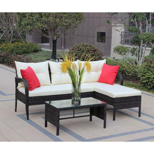 Outdoor Patio Furniture 3 piece Conversation set