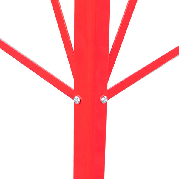 8FT Garden Windmill Red