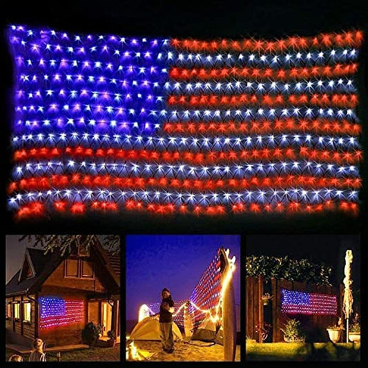 Super Bright American Flag LED Wall