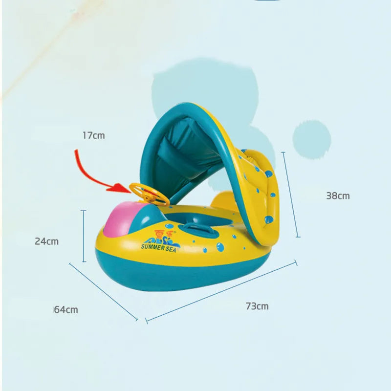 Inflatable Baby Swimming Floating Sun Shade