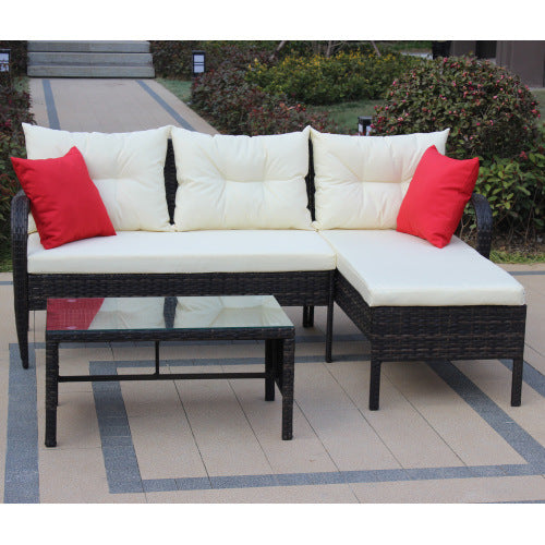 Outdoor Patio Furniture 3 piece Conversation set