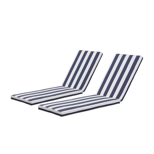 2PCS Set Outdoor Lounge Chair Cushion Replacement