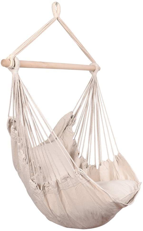 Hanging Rope Hammock l Chair Swing with Carrying Bag