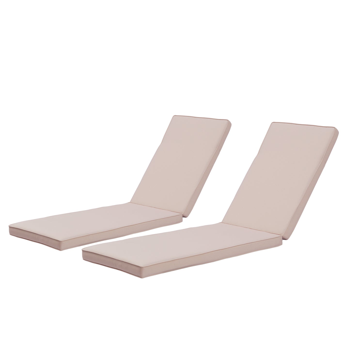 Outdoor Lounge Chair Replacement Cushions (2PCS Set)