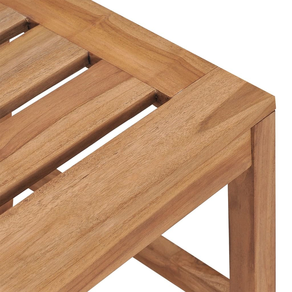 6 Pcs Solid Wood Teak Patio Chairs