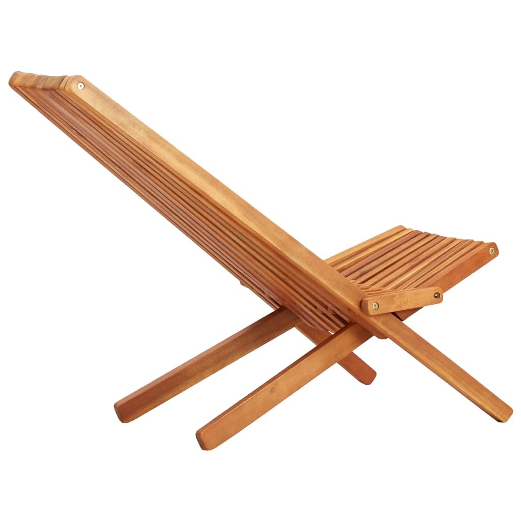 Acacia Wood Folding Patio Chairs l 2 pcs